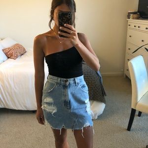 Vintage Jean Skirt
